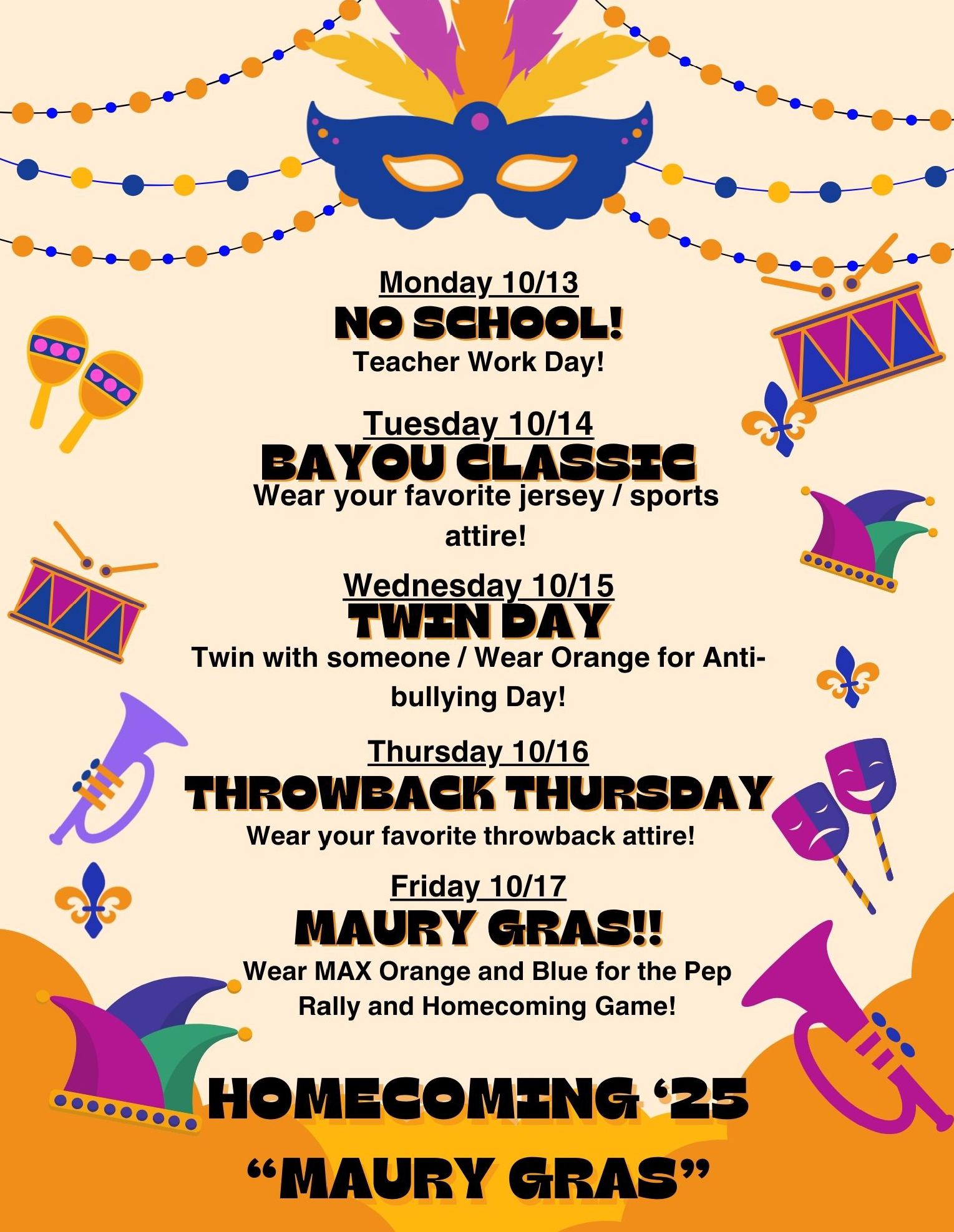 Homecoming Spirit Week 2